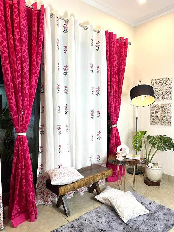 Combo-Fuschia-Pink-Vines-Appliqué-and-फूल-curtains2