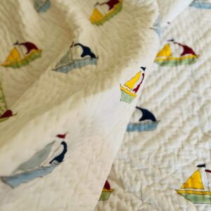 3 Years Old Reversible Boat Ride Quilt2