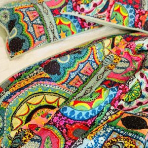 Bedcover cum AC Quilt Rainbow1