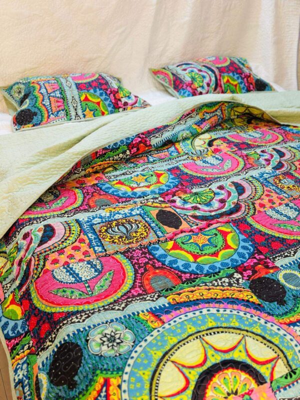Bedcover cum AC Quilt Rainbow6