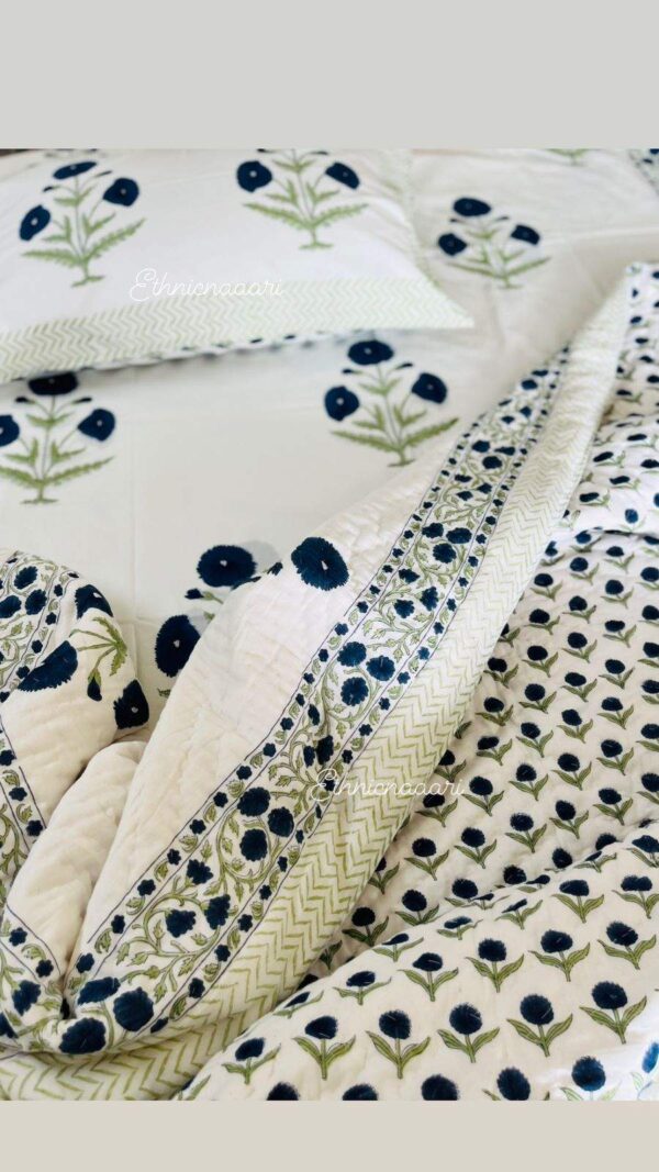Bedding Set Blue Poppy Bootah 1