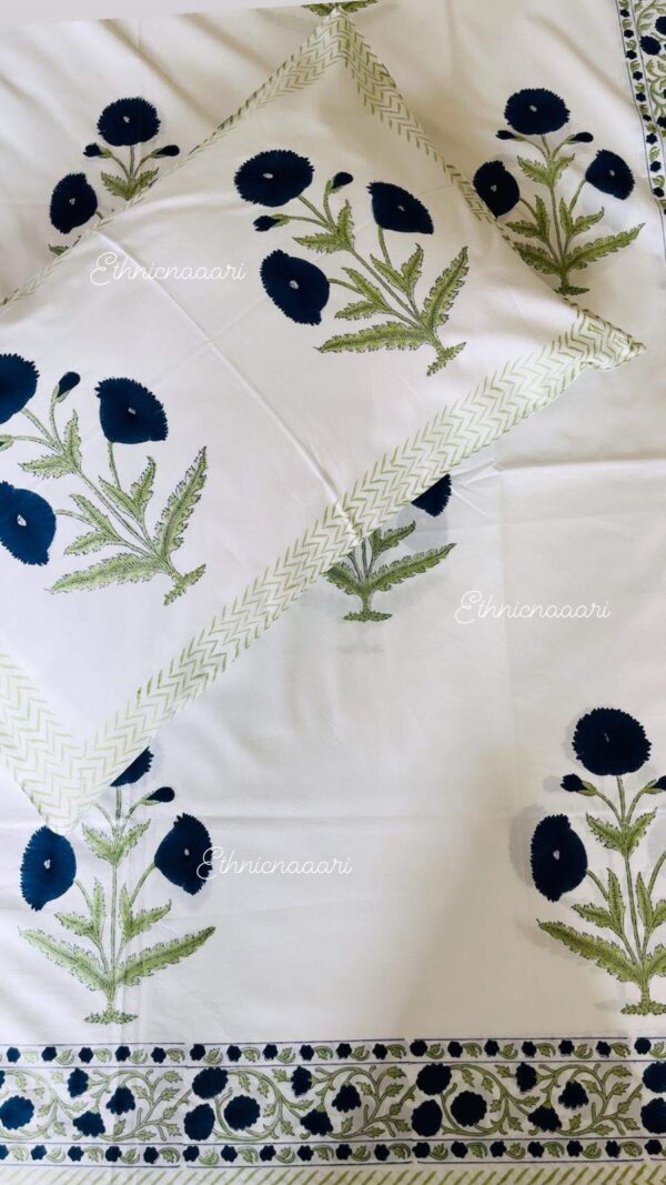 Bedding Set Blue Poppy Bootah 5