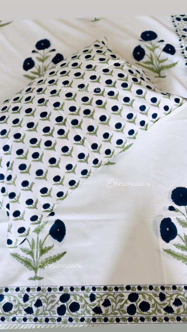 Bedding Set Blue Poppy Bootah 6