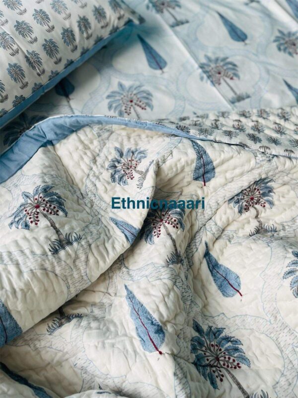 Matching Bedding Set - Dusky Blue