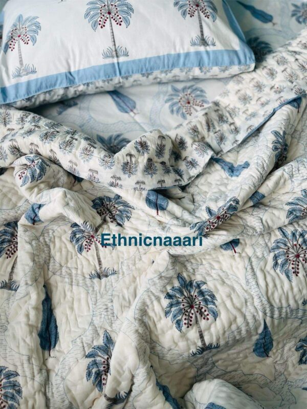 Matching Bedding Set - Dusky Blue