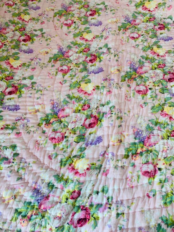 Floral Pink Razai 1