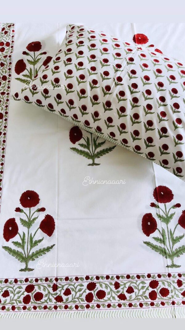 Matching Bedding Set - Red Poppy