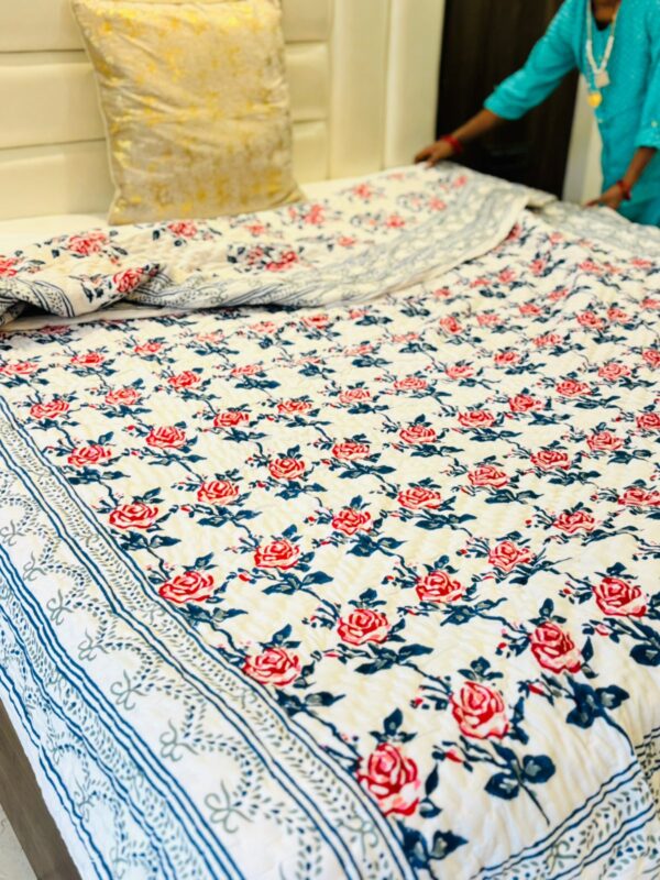 Roses California Quilt 4