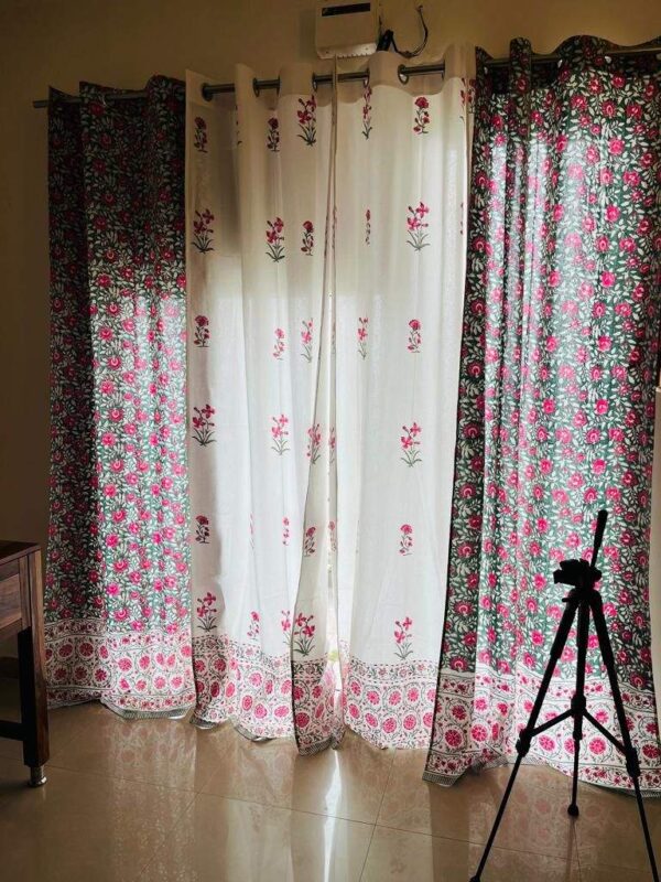 फूल Combo ( Set of 4 curtains) “Dispatch Time 24 Hours”