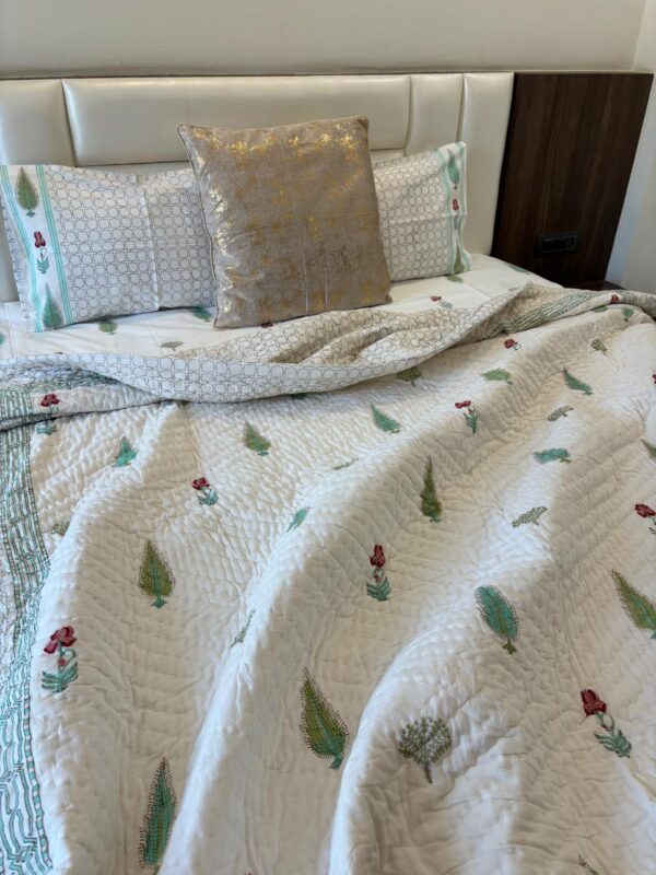 Matching Hand Block Printed Bedding Set - Magical 5