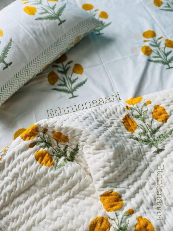 Matching Bedding Set - Yellow Poppies