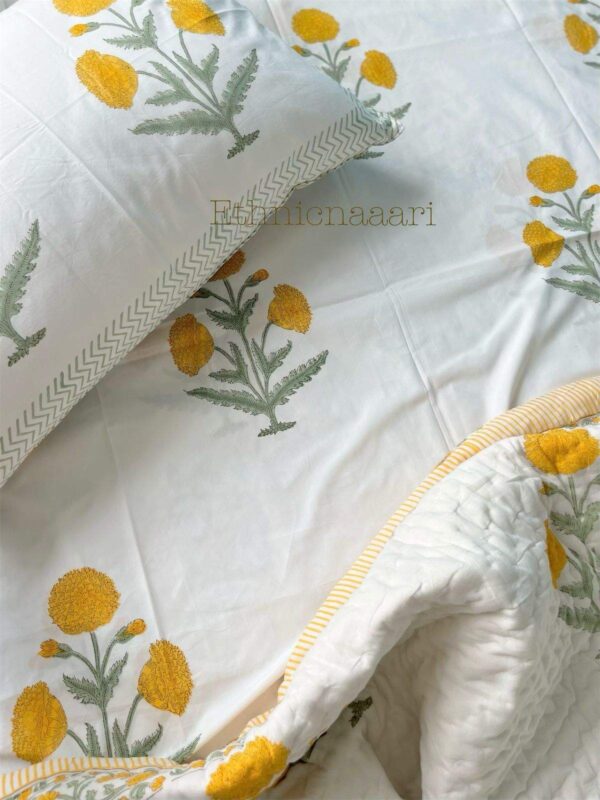 Matching Bedding Set - Yellow Poppies