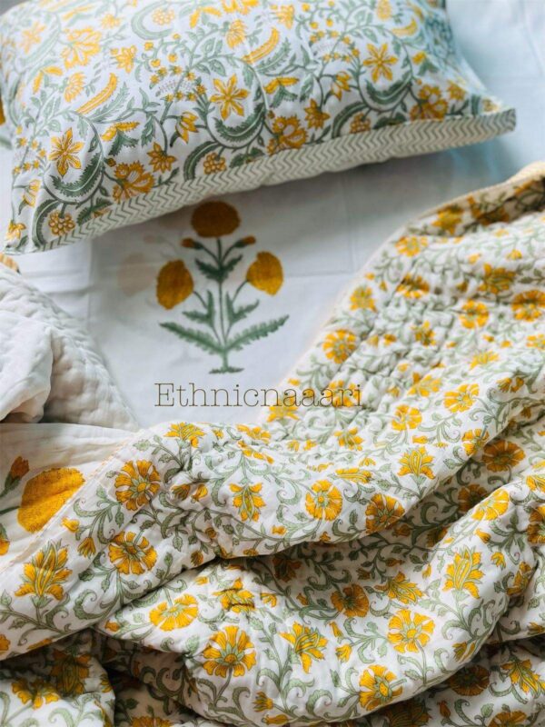 Matching Bedding Set - Yellow Poppies