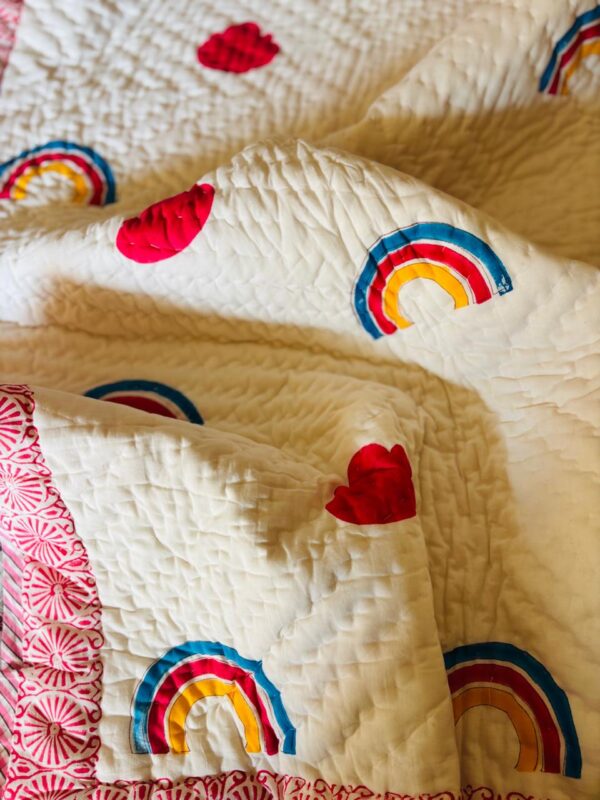 Toddler Block Print Quilts - Rainbow 🌈 🌈