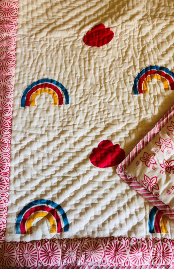 Toddler Block Print Quilts - Rainbow 🌈 🌈