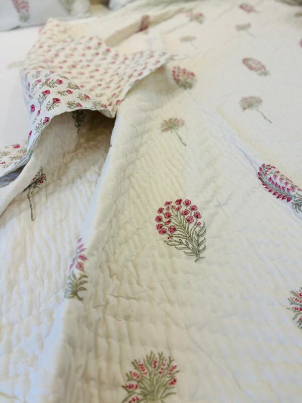 Pink Treasure Double Bed Quilt 7