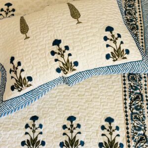 Quilted Bedcover Blue Heaven 6