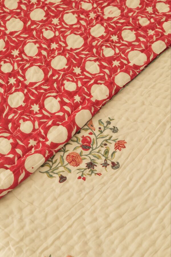 Matching Handblock Printed Bedding Set - Meher (Dispatch time 24 Hours) - 2