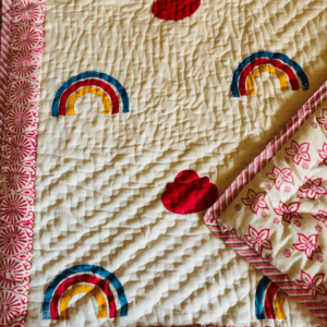 Single bed Quilt Rainbow 5