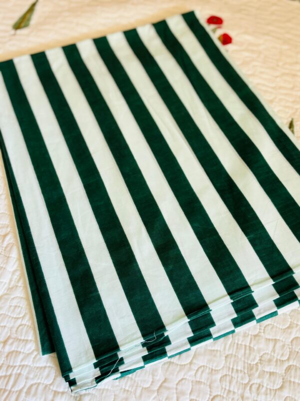 100./. Cotton Mul Fabrics, Green ☘️Raw Fabrics - Pure Cotton