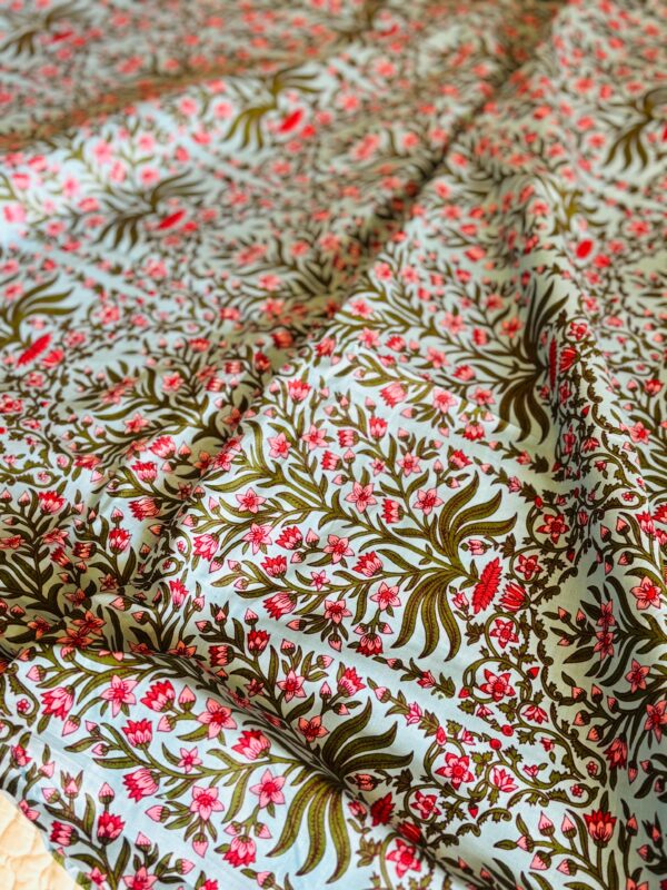 100./. Cotton Mul Fabrics, Gul 🪷 - Raw Fabrics - Pure Cotton