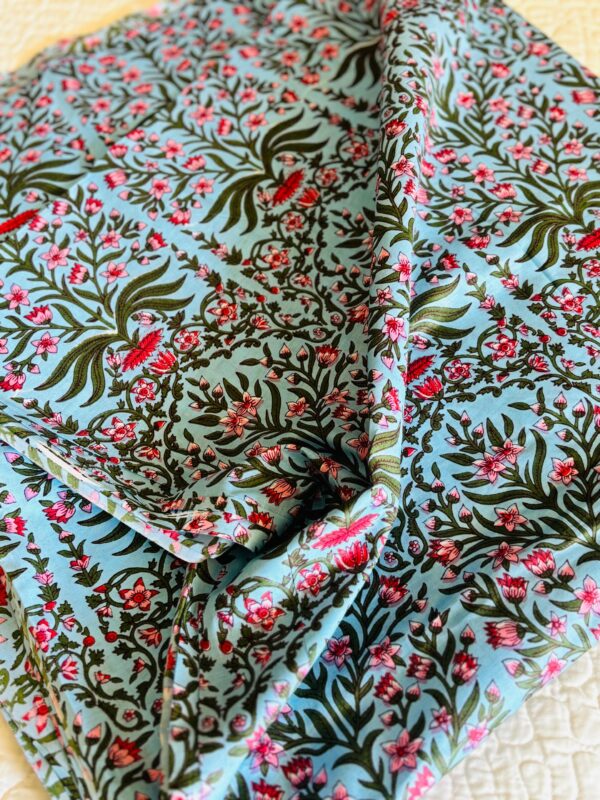 100./. Cotton Mul Fabrics, Gul 🪷 - Raw Fabrics - Pure Cotton