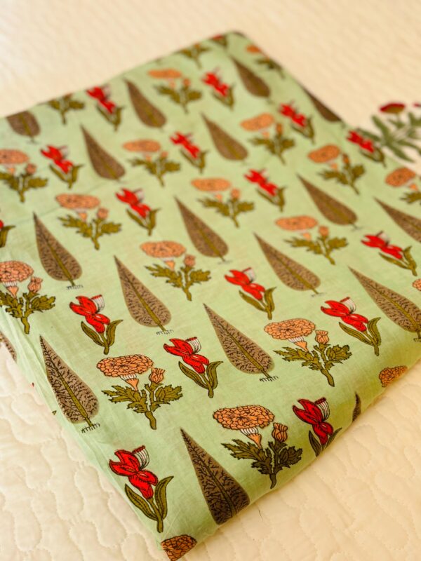 100./. Cotton Mul Fabrics, Garden 🪴Raw Fabrics - Pure Cotton