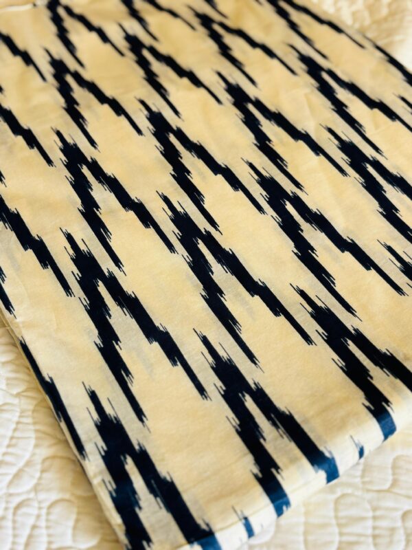 100./. Cotton Mul Fabrics, Neela Ikkat  Raw Fabrics - Pure Cotton