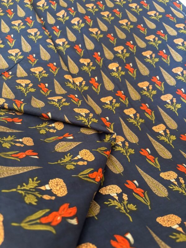 100./. Cotton Mul Fabrics, Blue Desire - Raw Fabrics - Pure Cotton