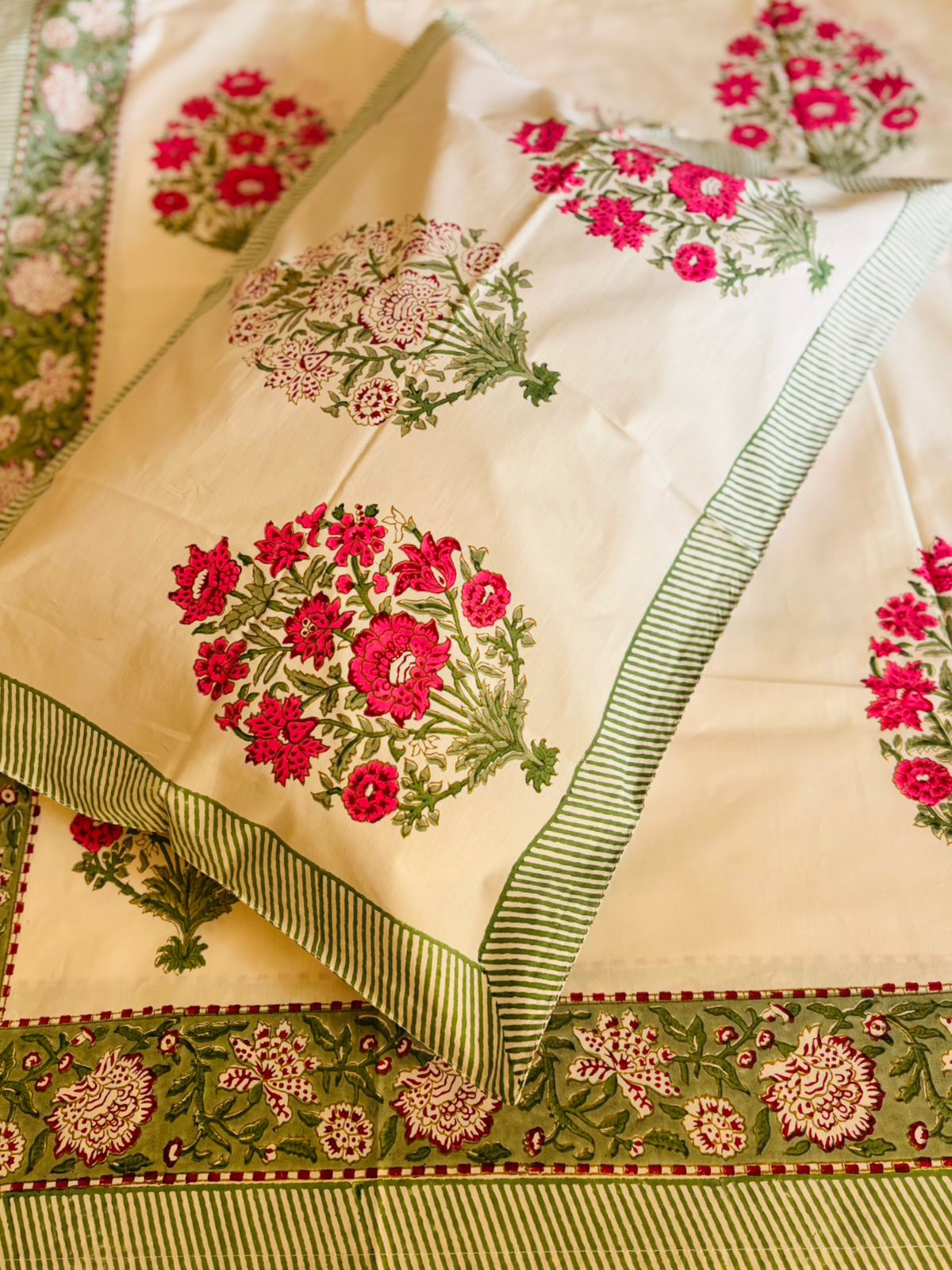 Pink Pleasure - Super King Bedsheet with 2 Pillow Covers (Dispatch Time 24 hours)