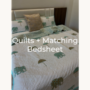 Quilts + Matching Bedsheet