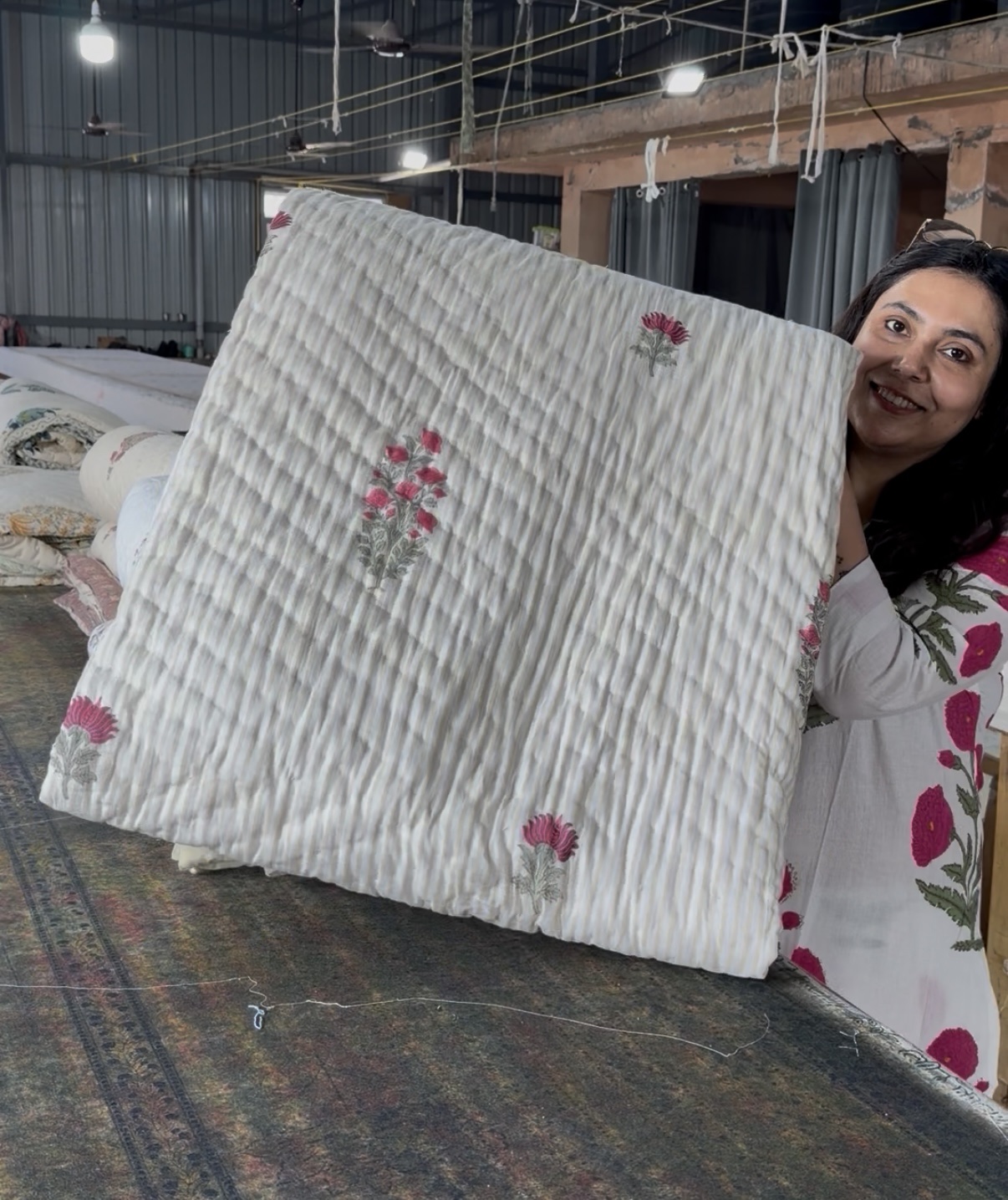 Bedsheet + Razai + Pillow Covers - Jaipuri Gold (Dispatch time 24 Hours)