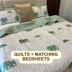 Quilts + Matching Bedsheet